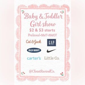 Preloved Baby And Toddler Girls Show